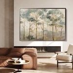 Floral 270 Canvas Art 18" x 24" / 45 x 60 cm / Black