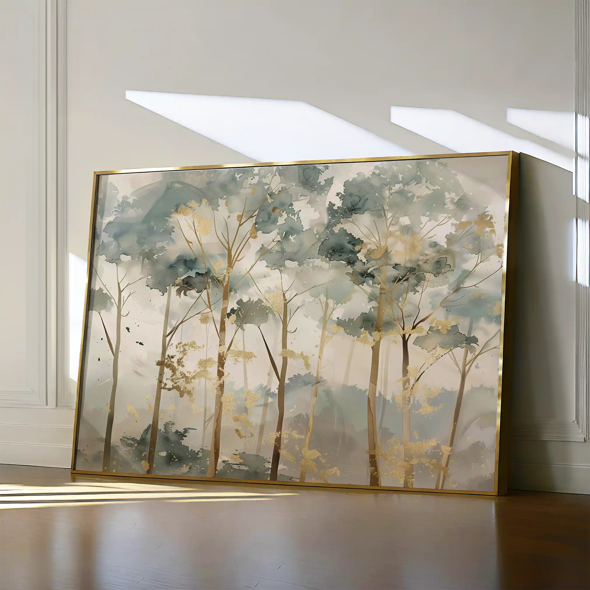 Floral 270 Canvas Art 60 x 40 cm / Black