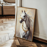 Horses 270 Canvas Art 18" x 24" / 45 x 60 cm / Black