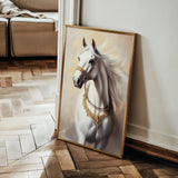 Horses 270 Canvas Art 18" x 24" / 45 x 60 cm / Black