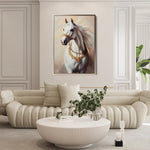 Horses 270 Canvas Art 60 x 40 cm / Black