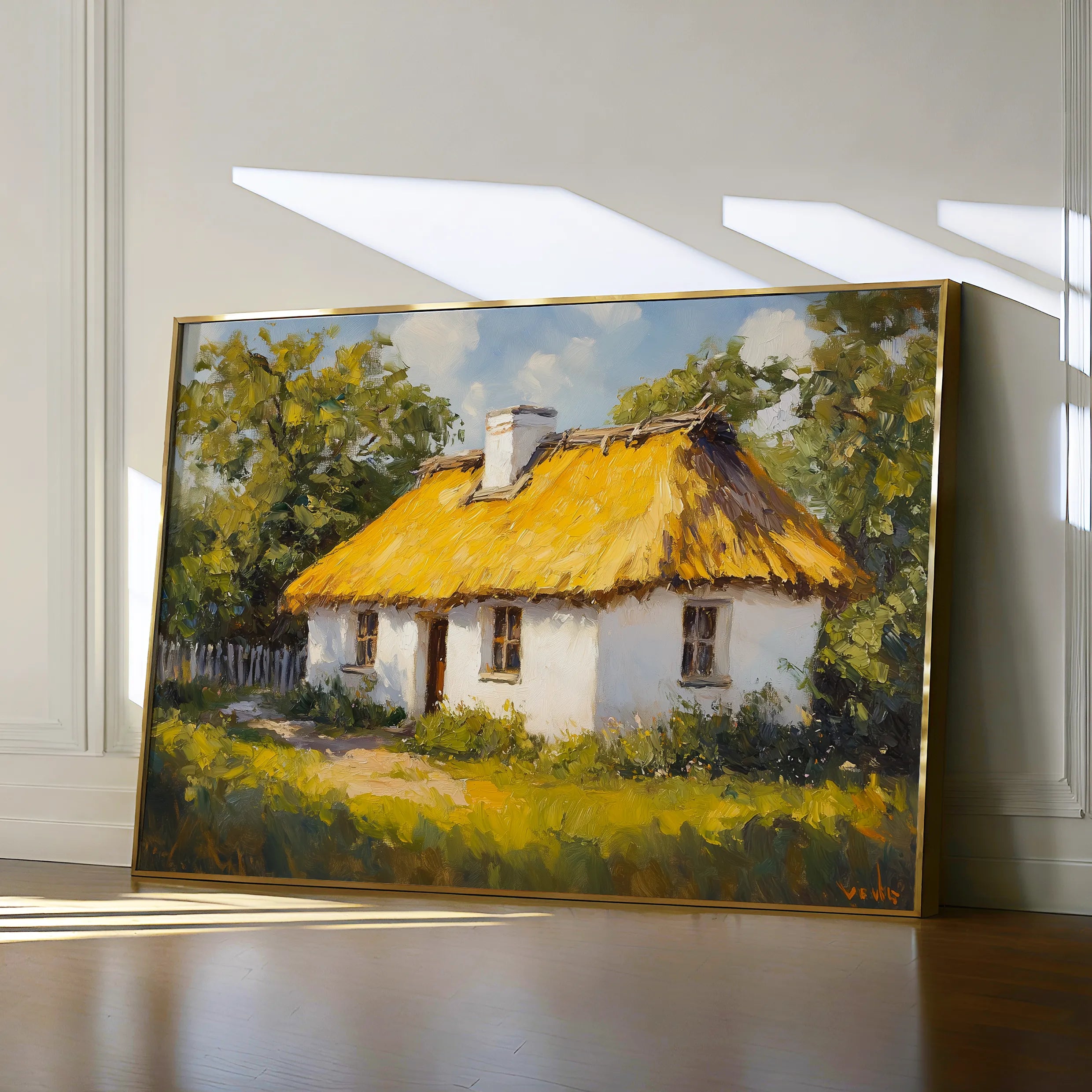 Landscape 270 Canvas Art 18" x 24" / 45 x 60 cm / Black