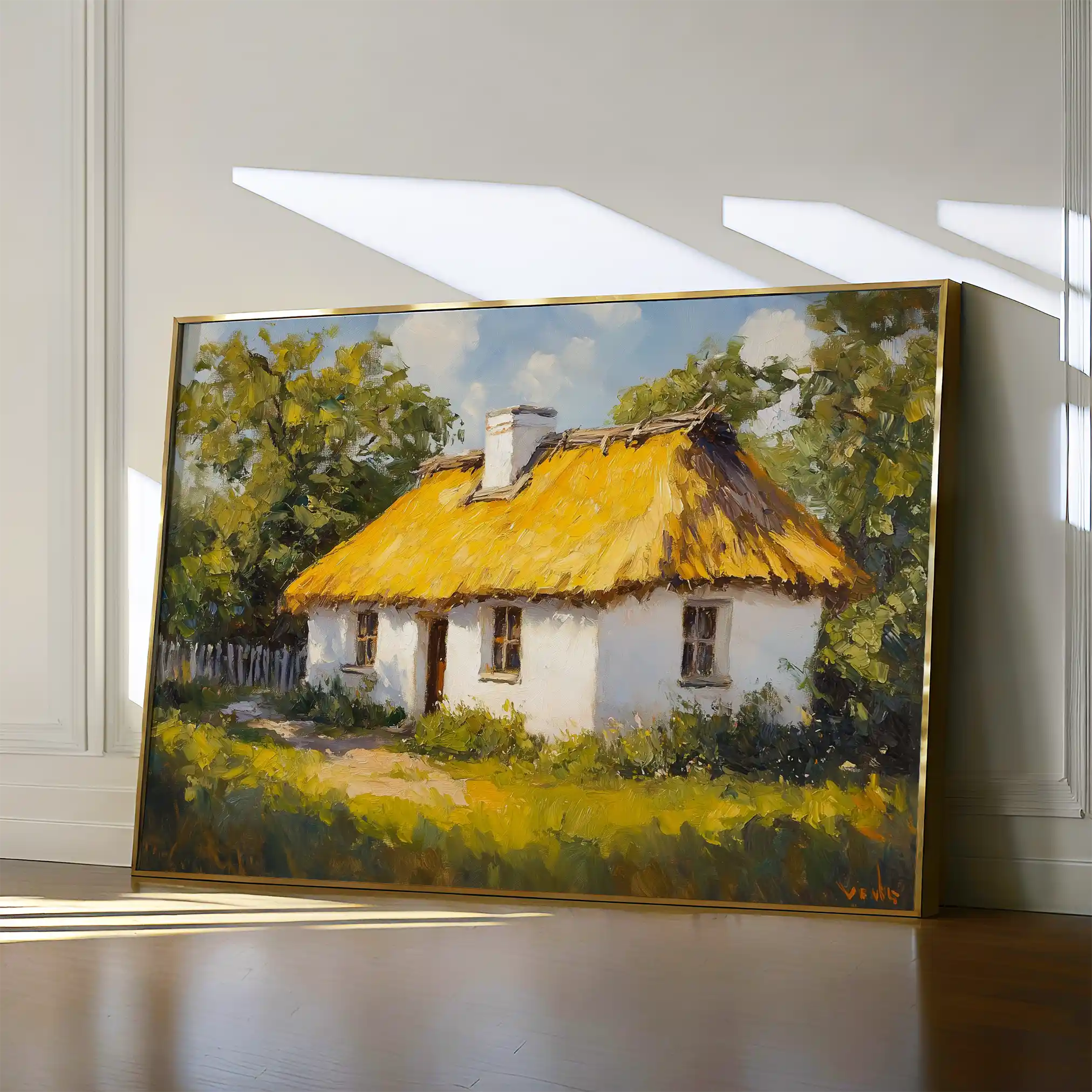 Landscape 270 Canvas Art 60 x 40 cm / Black