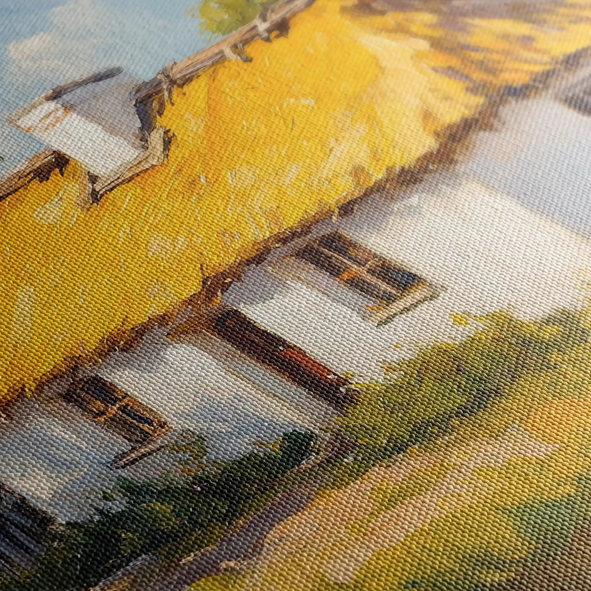 Landscape 270 Canvas Art 60 x 40 cm / Black