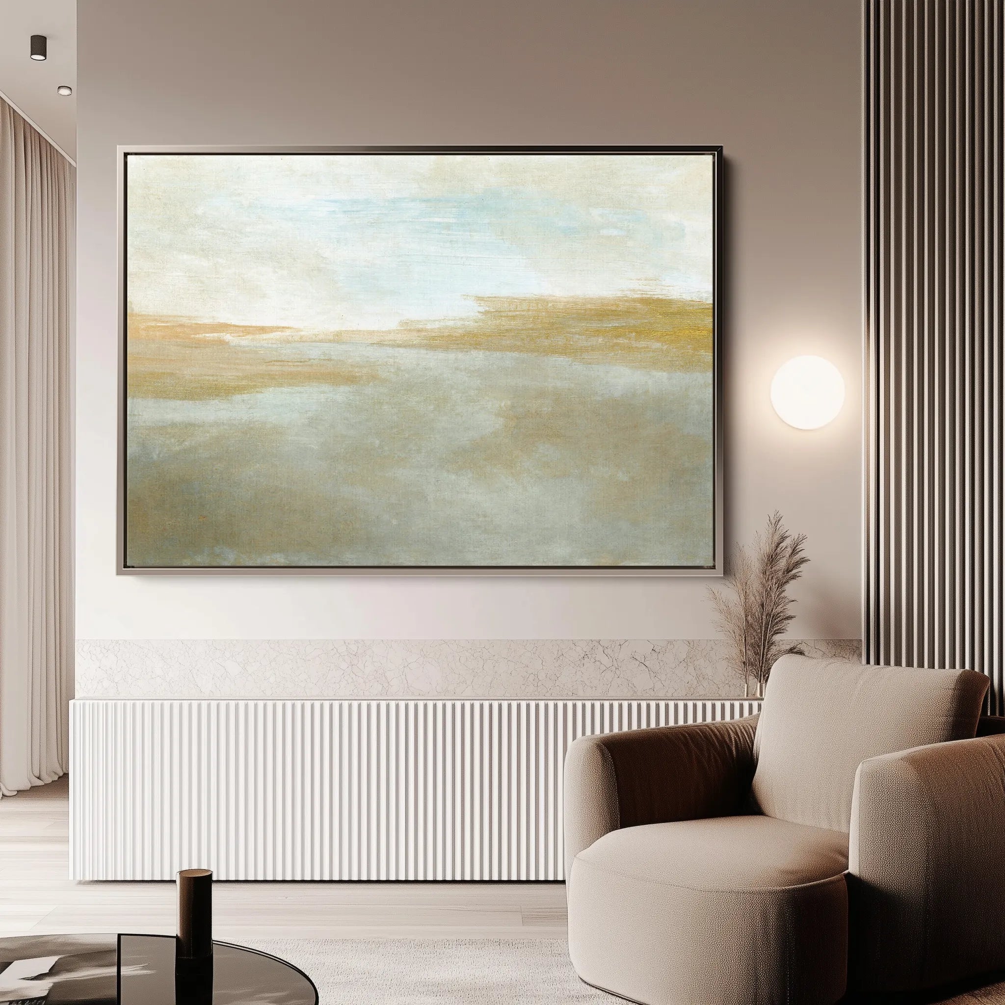 Abstract 271 Canvas Art 18" x 24" / 45 x 60 cm / Black