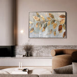 Floral 271 Canvas Art 18" x 24" / 45 x 60 cm / Black