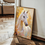 Horses 271 Canvas Art 18" x 24" / 45 x 60 cm / Black