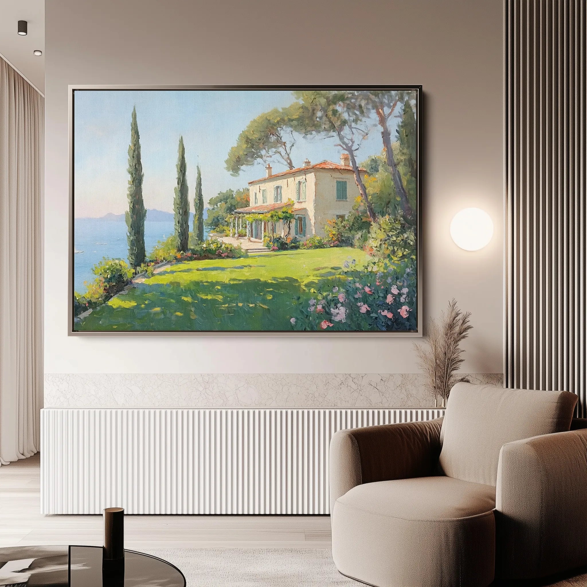 Landscape 271 Canvas Art 18" x 24" / 45 x 60 cm / Black