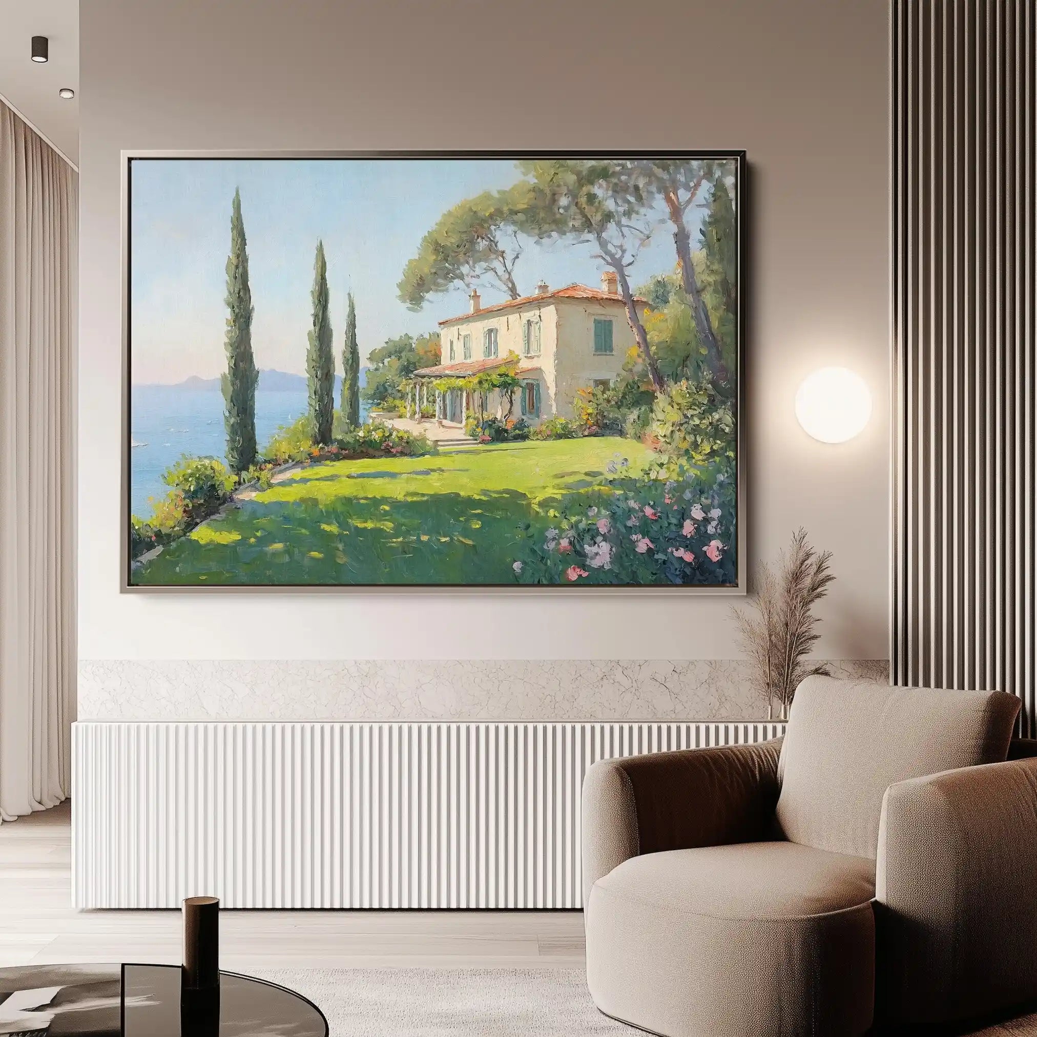 Landscape 271 Canvas Art 60 x 40 cm / Black