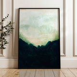 Abstract 272 Canvas Art 18" x 24" / 45 x 60 cm / Black