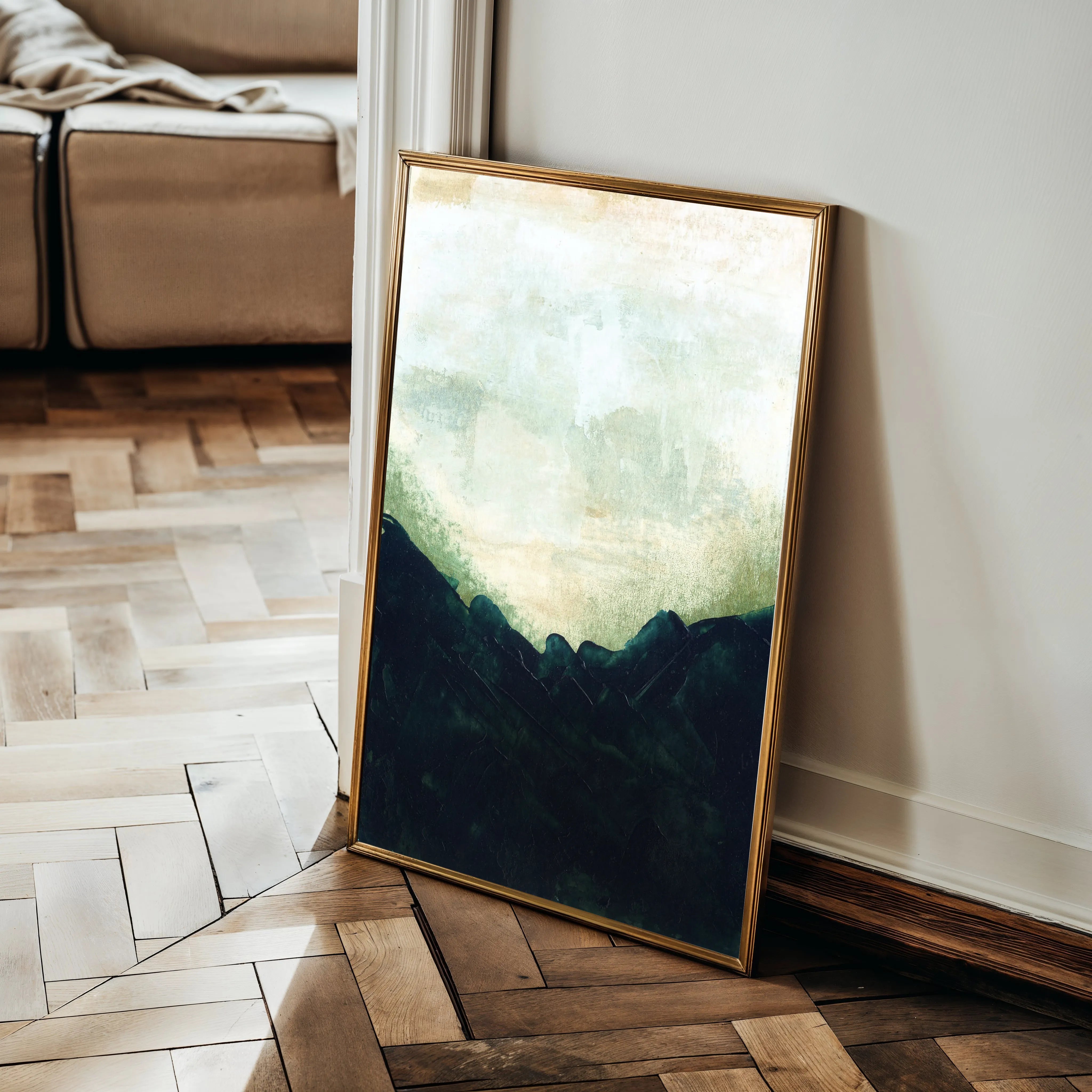 Abstract 272 Canvas Art 18" x 24" / 45 x 60 cm / Black