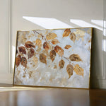 Floral 272 Canvas Art 18" x 24" / 45 x 60 cm / Black