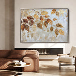 Floral 272 Canvas Art 18" x 24" / 45 x 60 cm / Black