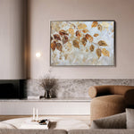 Floral 272 Canvas Art 18" x 24" / 45 x 60 cm / Black