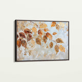 Floral 272 Canvas Art 18" x 24" / 45 x 60 cm / Black