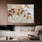 Floral 272 Canvas Art 60 x 40 cm / Black