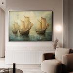 Landscape 272 Canvas Art 60 x 40 cm / Black