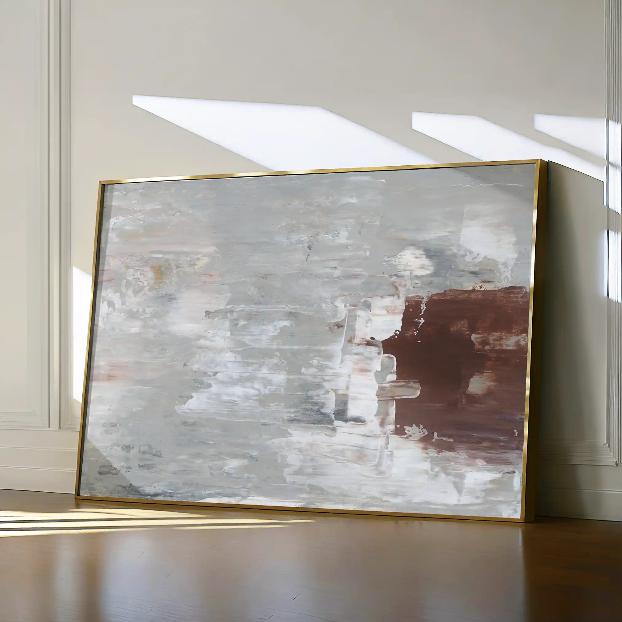 Abstract 273 Canvas Art 18" x 24" / 45 x 60 cm / Black