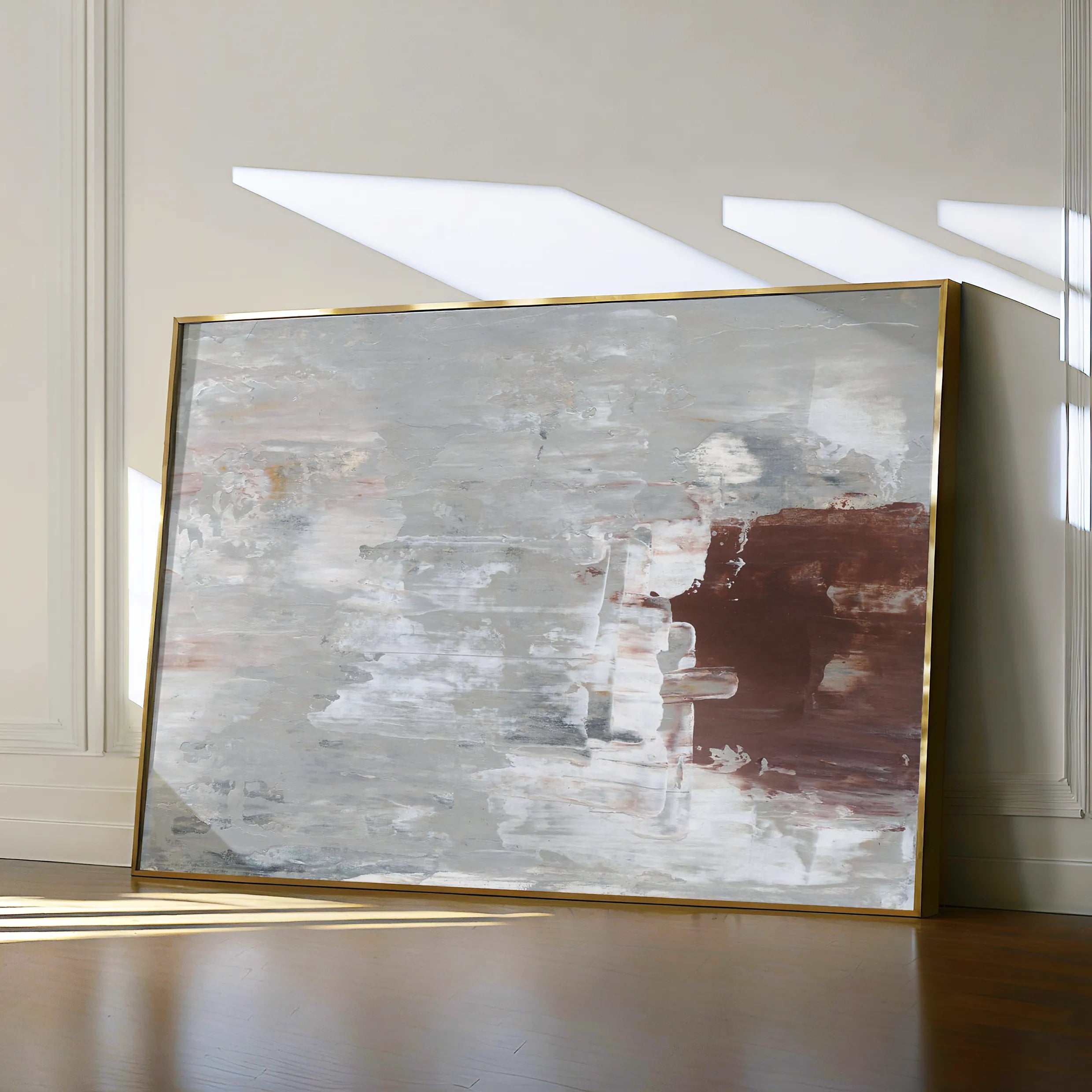 Abstract 273 Canvas Art 18" x 24" / 45 x 60 cm / Black