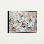 Floral 273 Canvas Art 60 x 40 cm / Black