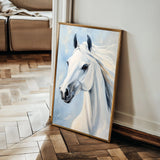 Horses 273 Canvas Art 18" x 24" / 45 x 60 cm / Black