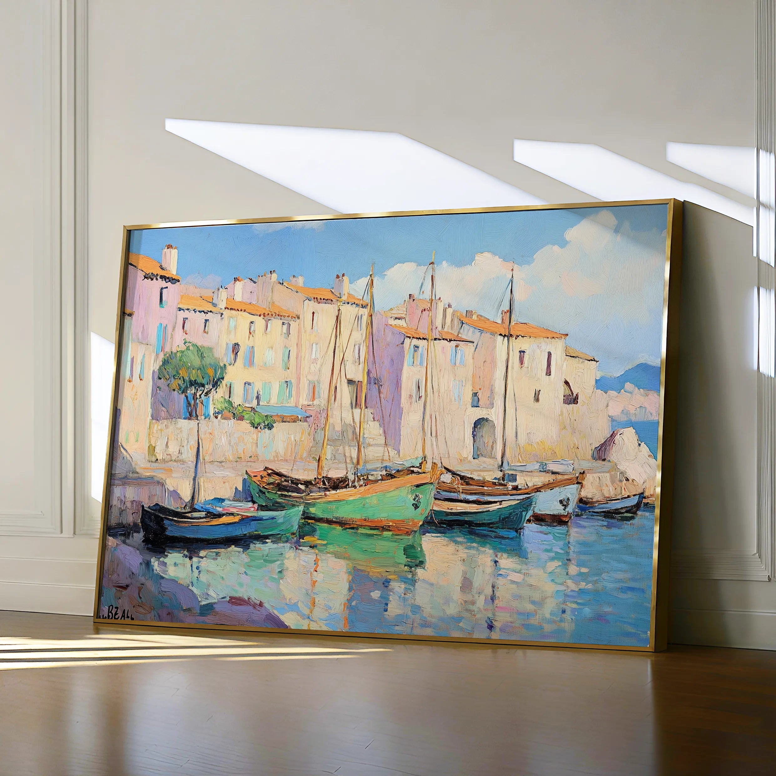 Landscape 273 Canvas Art 18" x 24" / 45 x 60 cm / Black