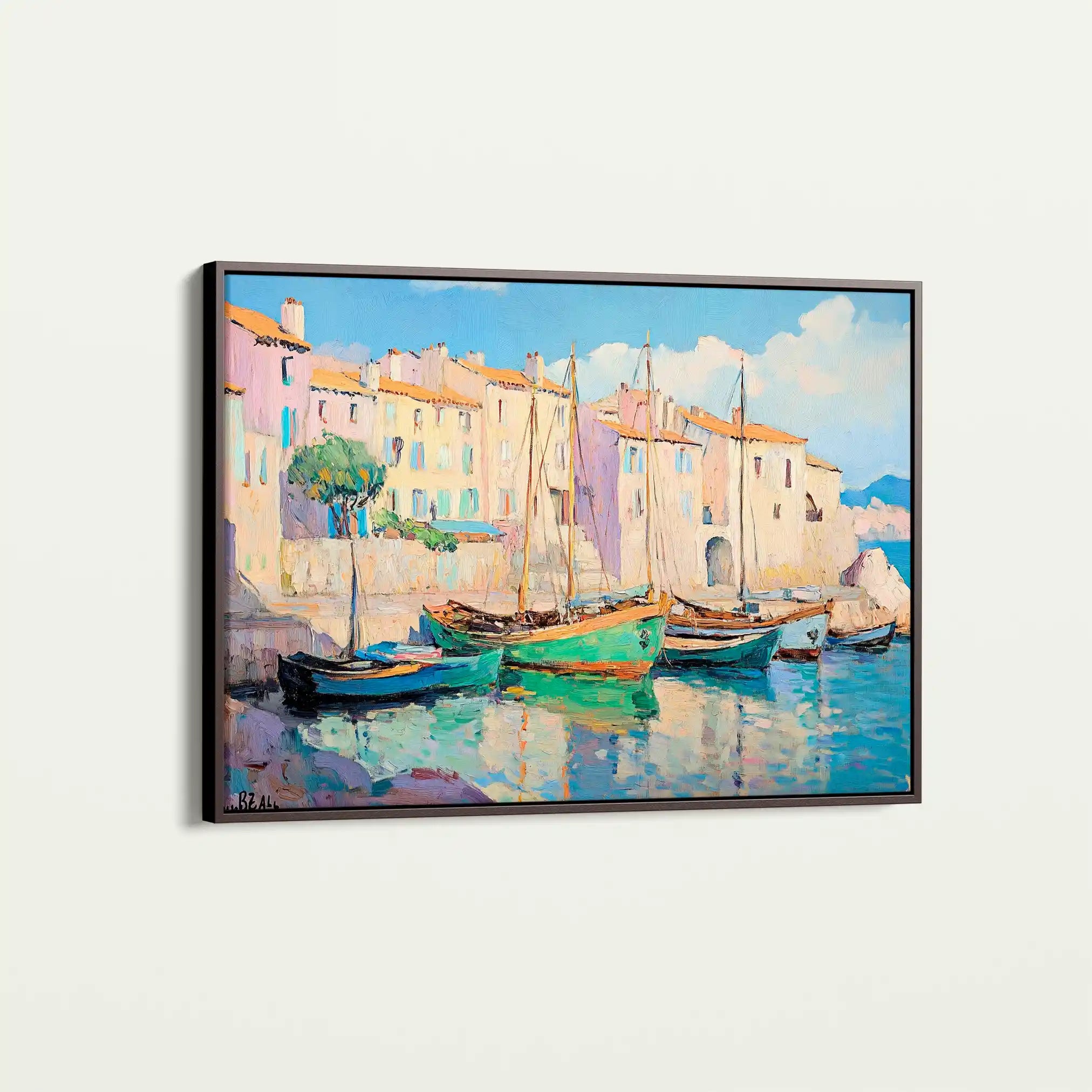 Landscape 273 Canvas Art 60 x 40 cm / Black