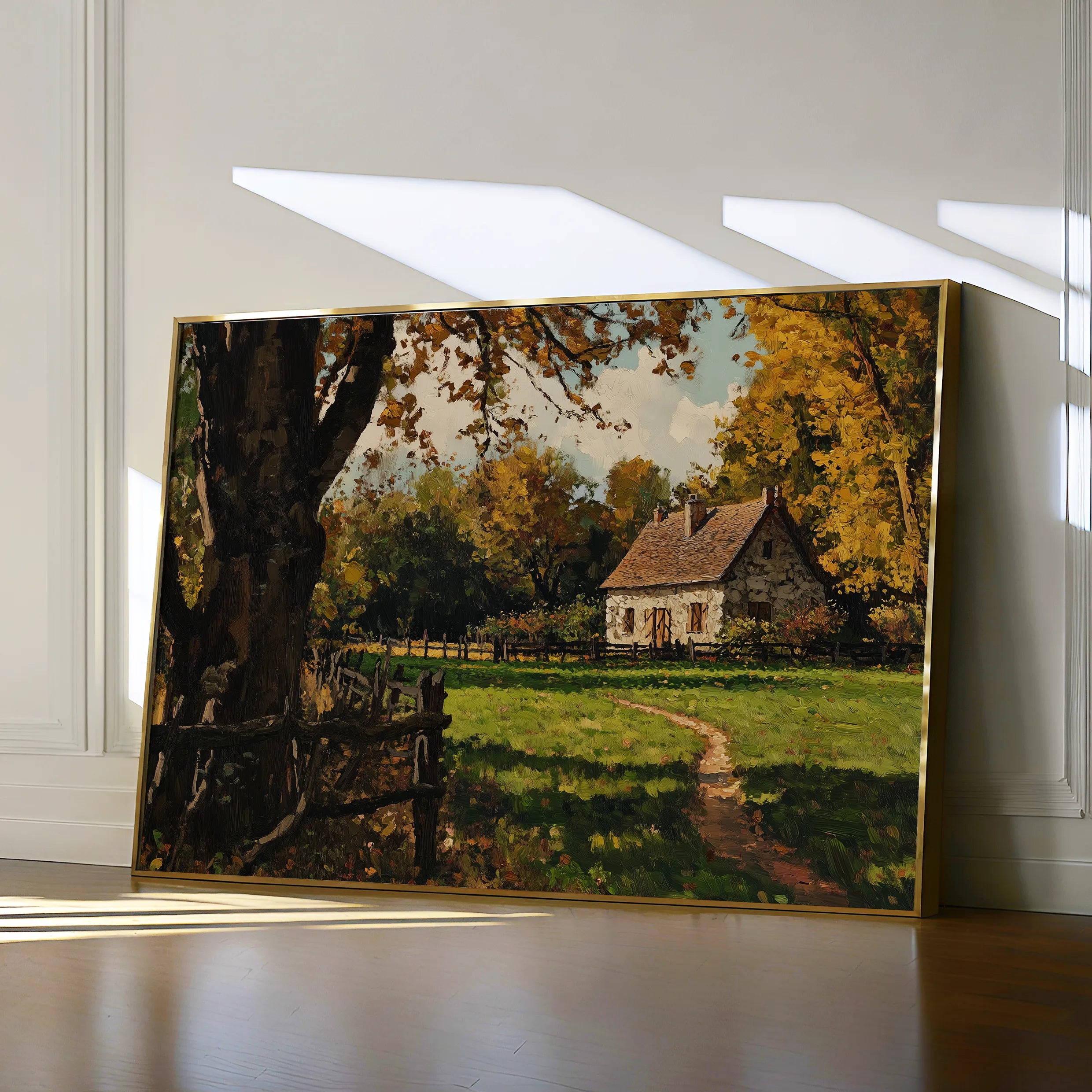 Landscape 274 Canvas Art 18" x 24" / 45 x 60 cm / Black