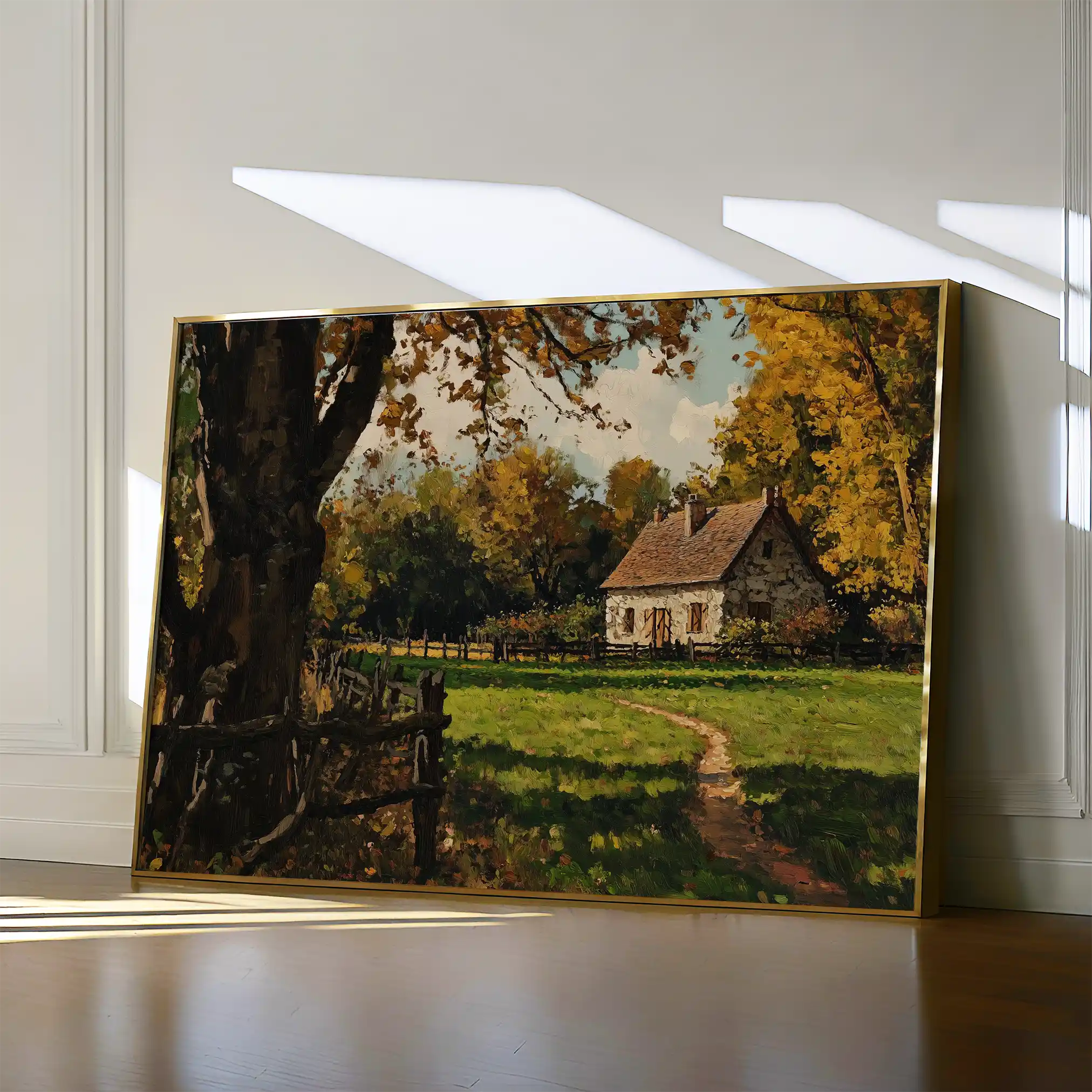 Landscape 274 Canvas Art 60 x 40 cm / Black
