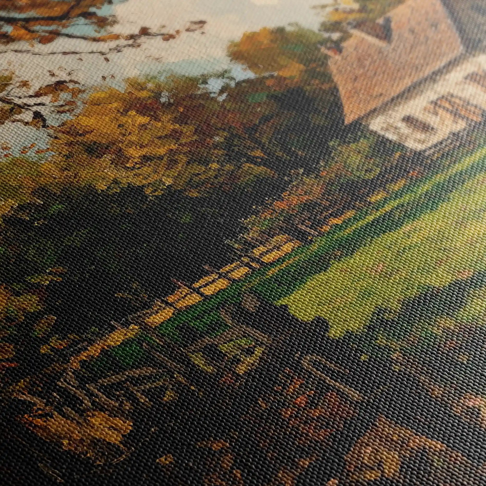 Landscape 274 Canvas Art 60 x 40 cm / Black