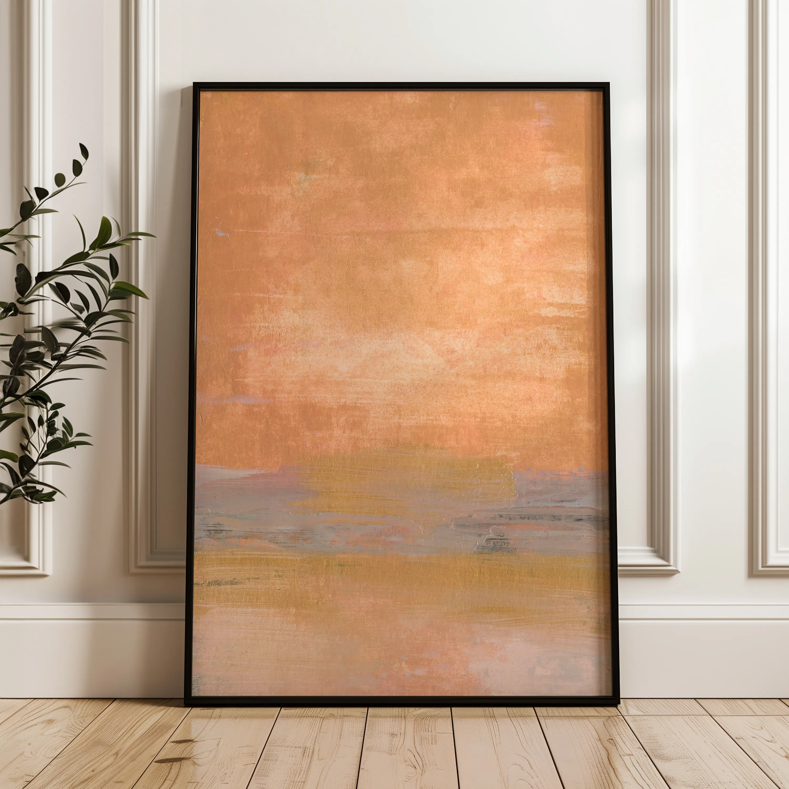 Abstract 275 Canvas Art 18" x 24" / 45 x 60 cm / Black