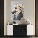 Horses 275 Canvas Art 18" x 24" / 45 x 60 cm / Black