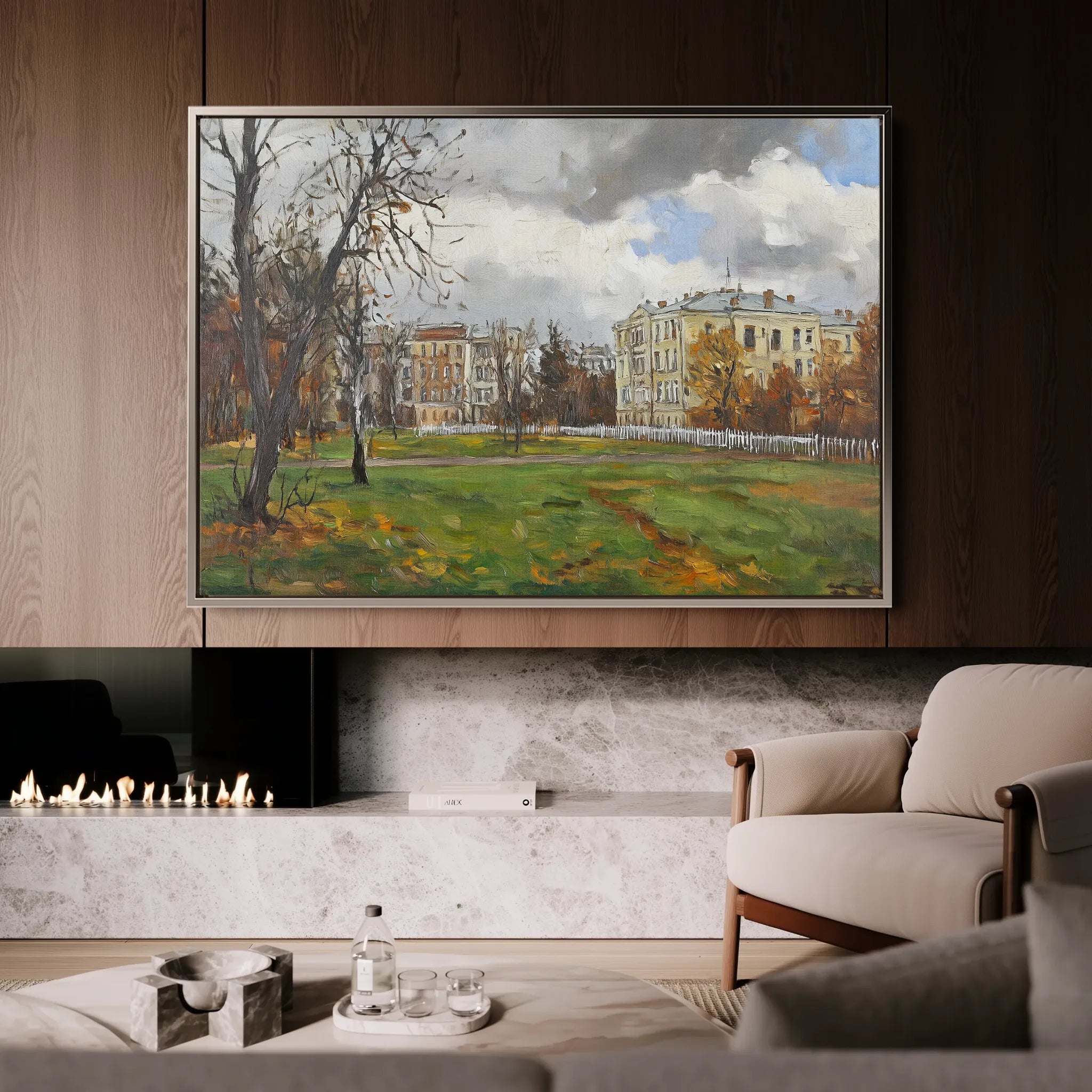 Landscape 275 Canvas Art 18" x 24" / 45 x 60 cm / Black