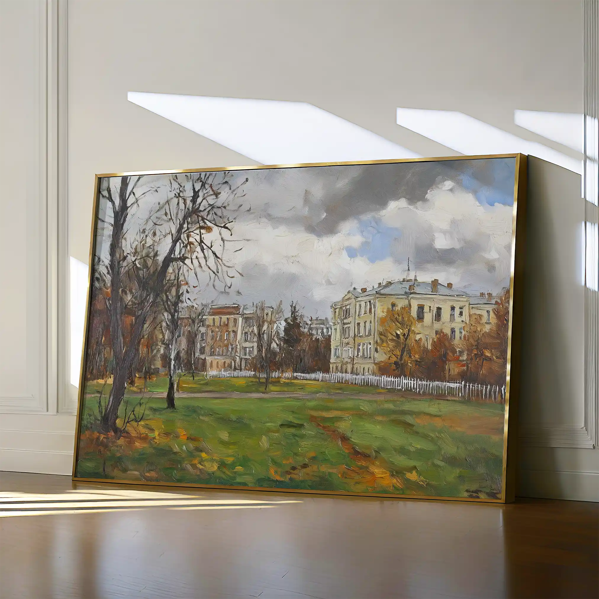 Landscape 275 Canvas Art 60 x 40 cm / Black