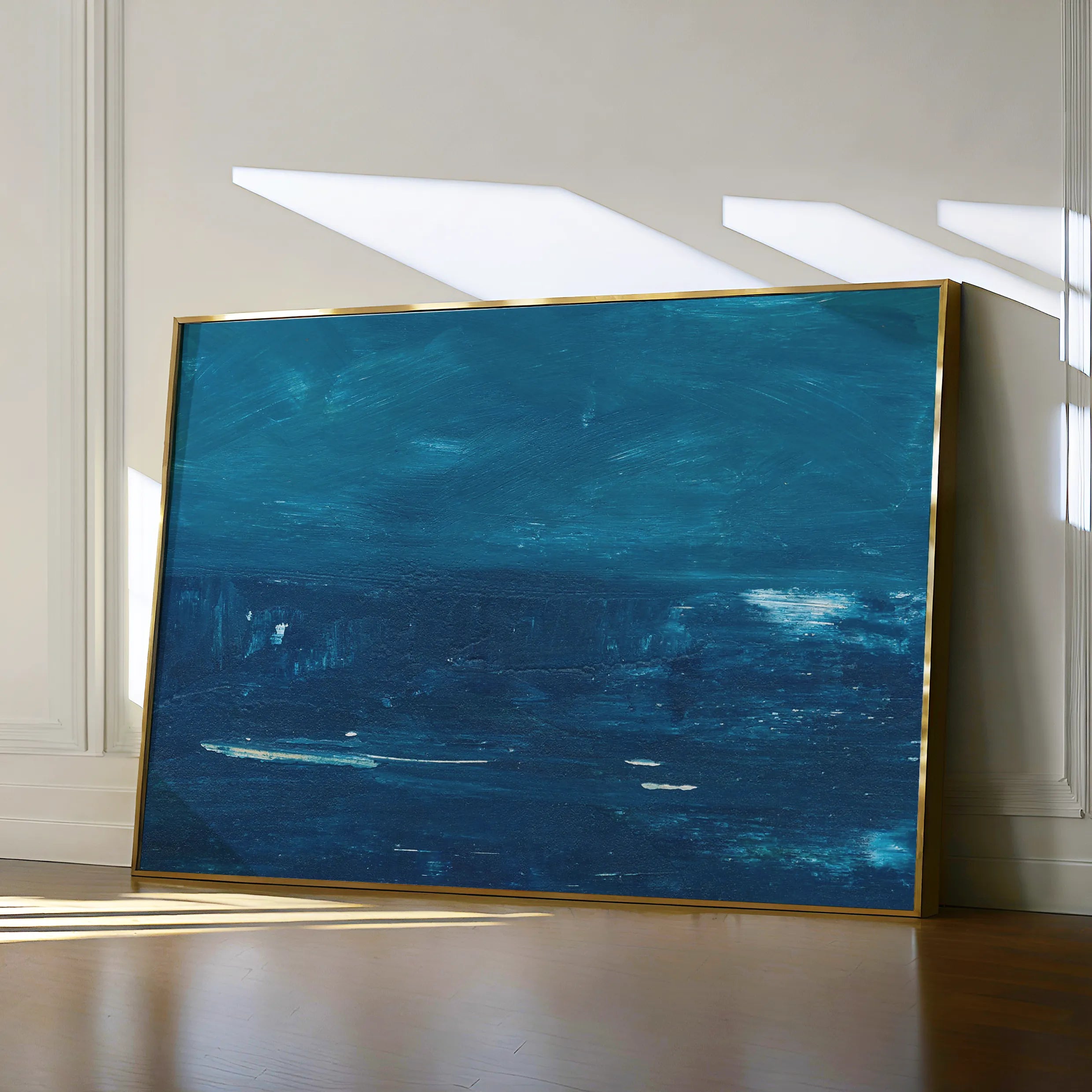 Abstract 276 Canvas Art 18" x 24" / 45 x 60 cm / Black
