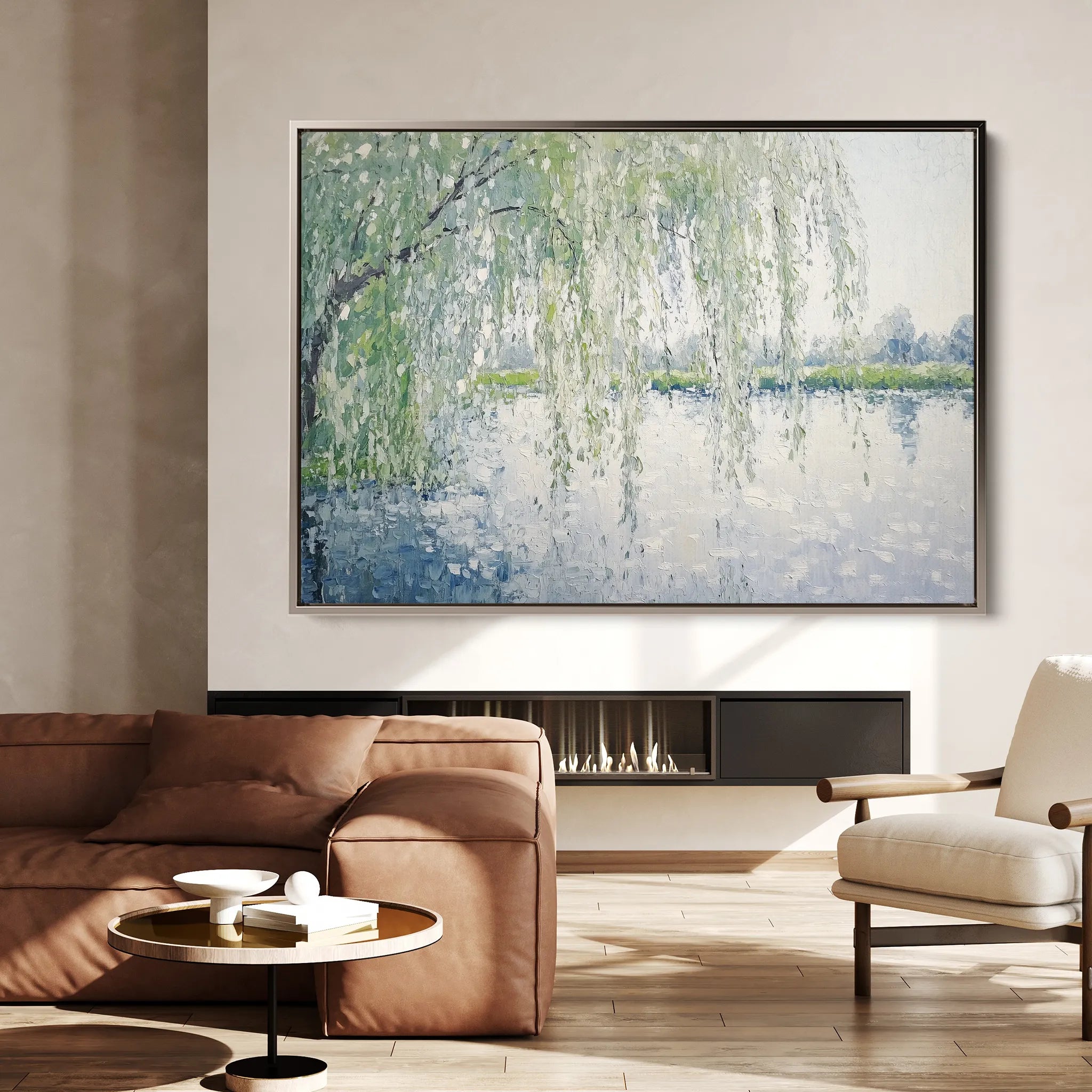 Landscape 276 Canvas Art 18" x 24" / 45 x 60 cm / Black
