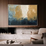 Abstract 277 Canvas Art 18" x 24" / 45 x 60 cm / Black