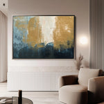 Abstract 277 Canvas Art 60 x 40 cm / Black