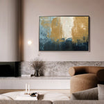 Abstract 277 Canvas Art 60 x 40 cm / Black