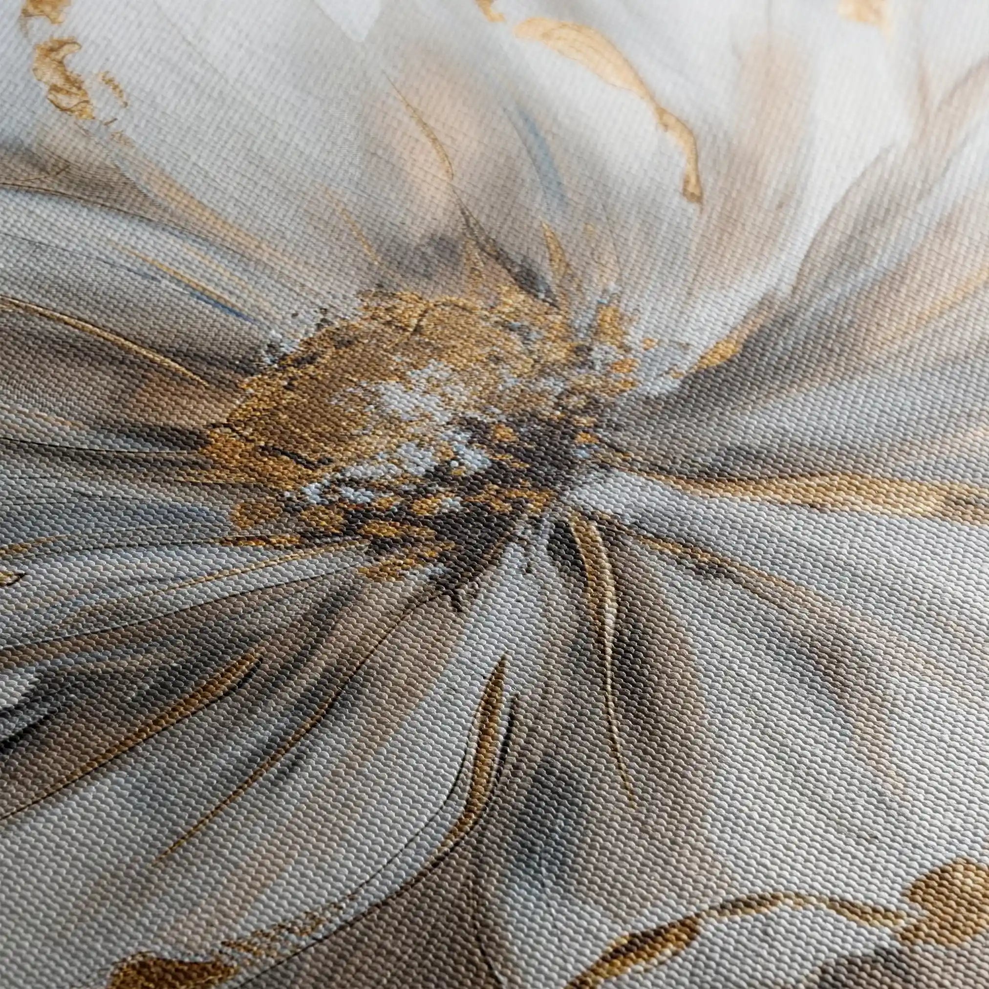 Floral 277 Canvas Art 60 x 40 cm / Black