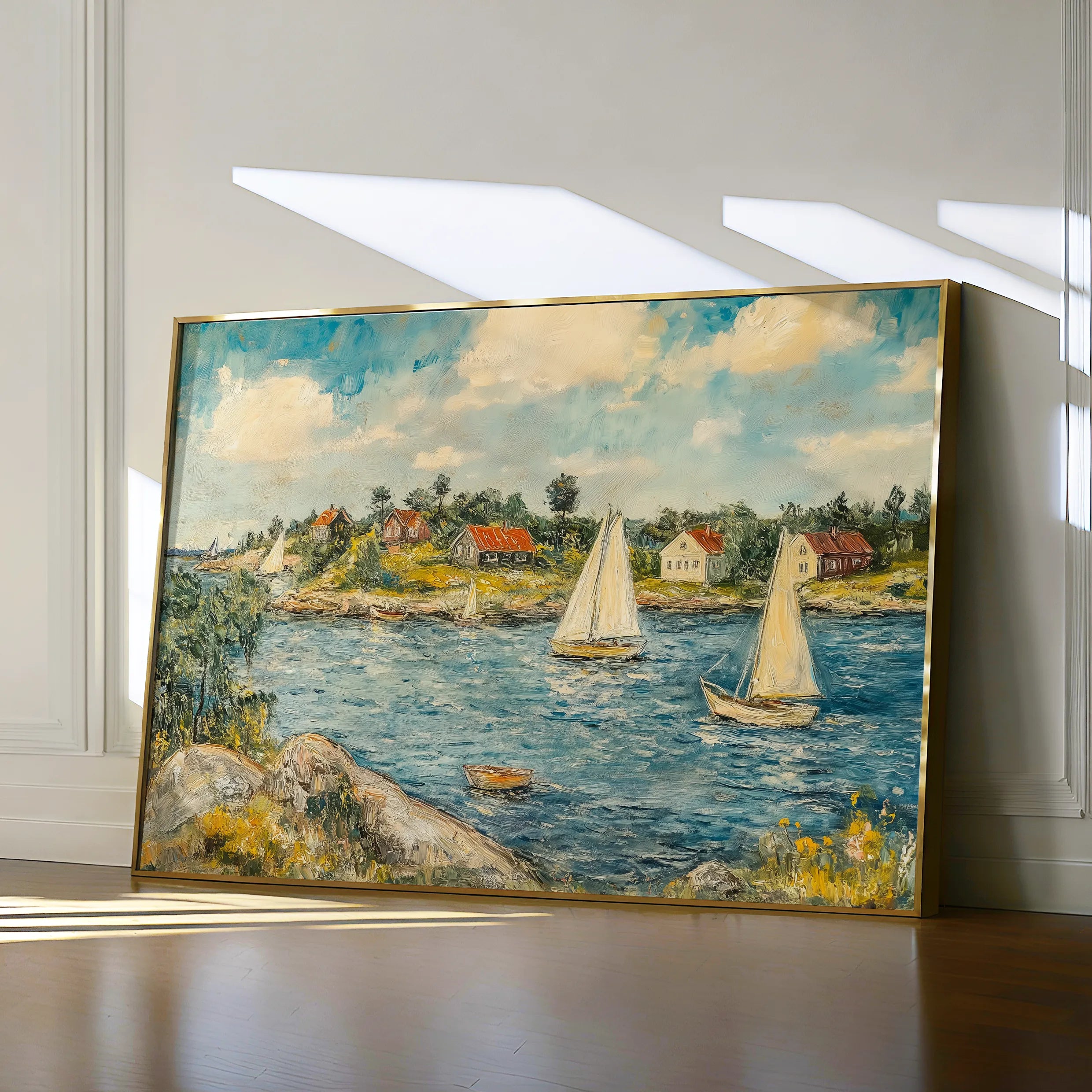 Landscape 277 Canvas Art 18" x 24" / 45 x 60 cm / Black