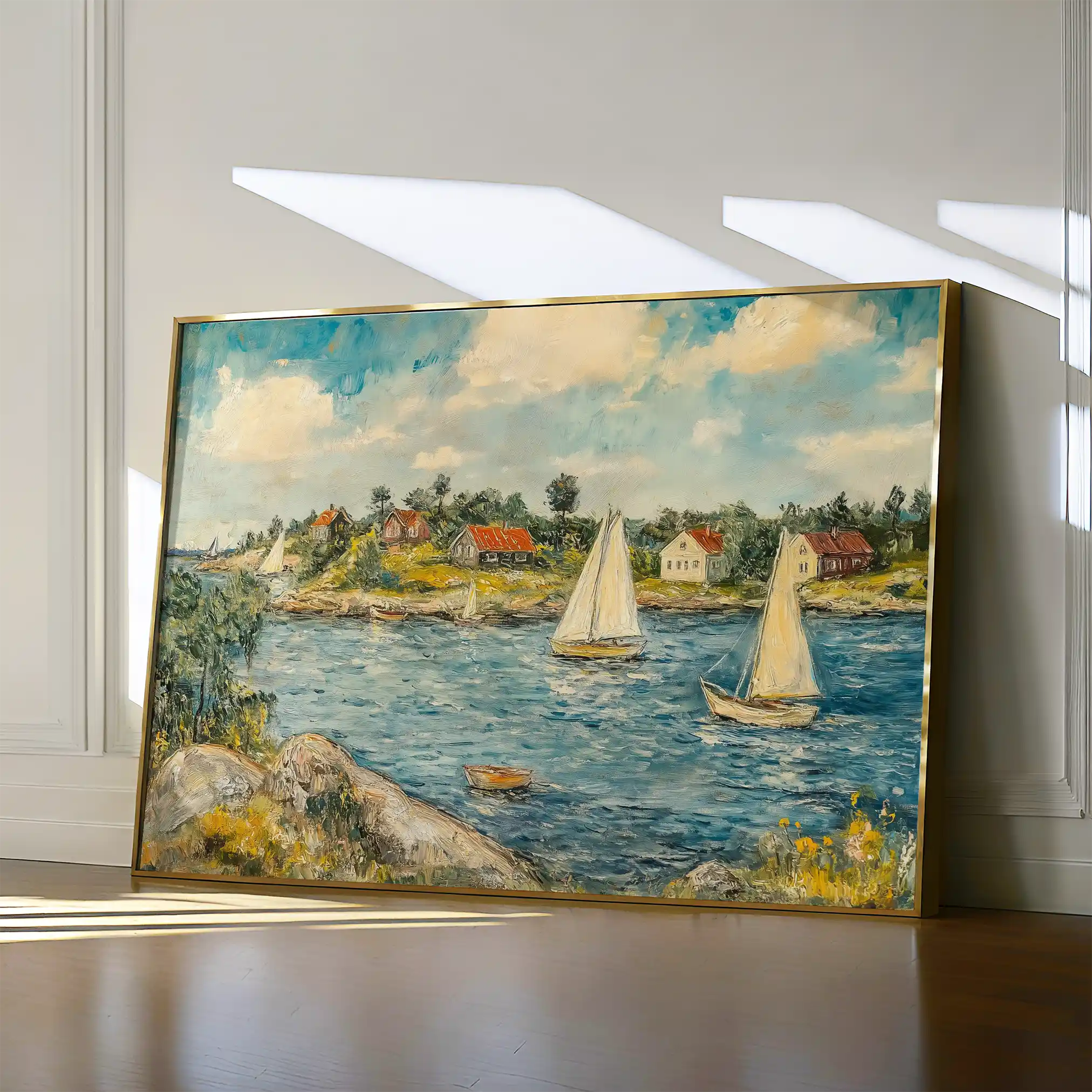 Landscape 277 Canvas Art 60 x 40 cm / Black