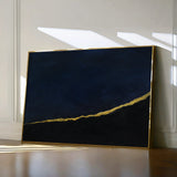 Abstract 278 Canvas Art 18" x 24" / 45 x 60 cm / Black