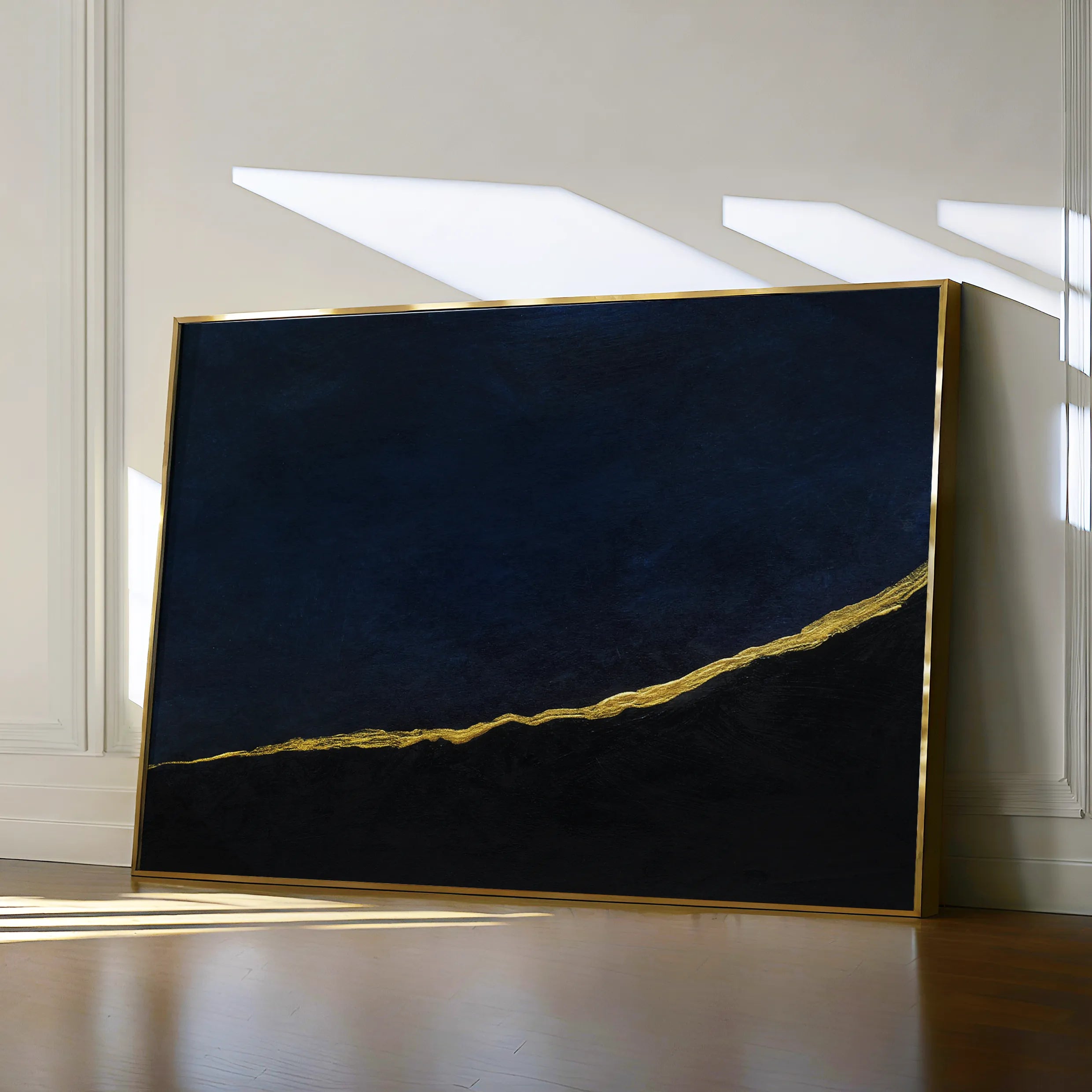 Abstract 278 Canvas Art 18" x 24" / 45 x 60 cm / Black