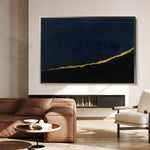 Abstract 278 Canvas Art 18" x 24" / 45 x 60 cm / Black