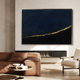 Abstract 278 Canvas Art 18" x 24" / 45 x 60 cm / Black