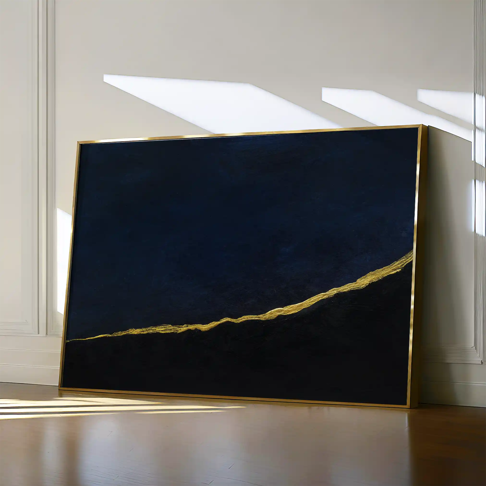 Abstract 278 Canvas Art 60 x 40 cm / Black