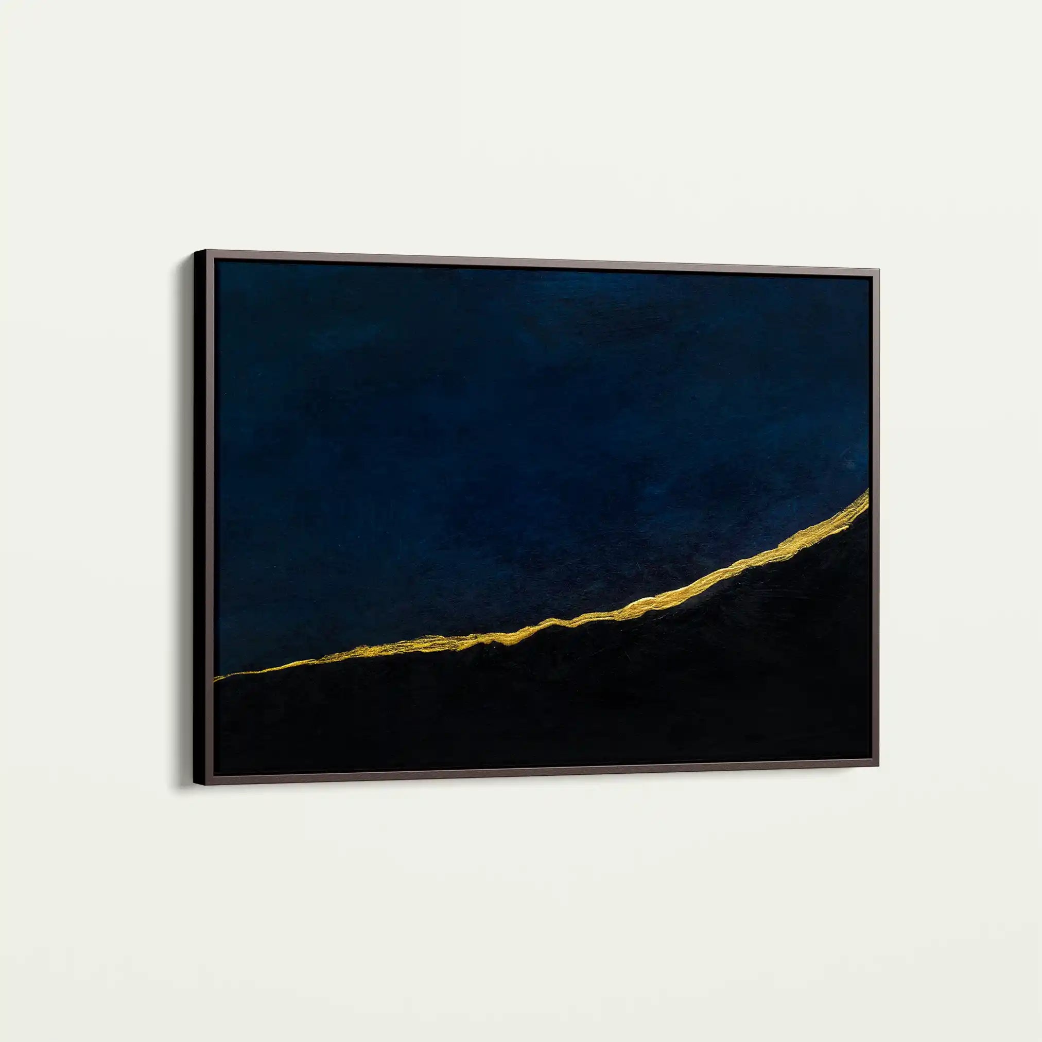 Abstract 278 Canvas Art 60 x 40 cm / Black