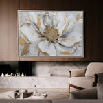 Floral 278 Canvas Art 18" x 24" / 45 x 60 cm / Black