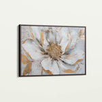 Floral 278 Canvas Art 18" x 24" / 45 x 60 cm / Black